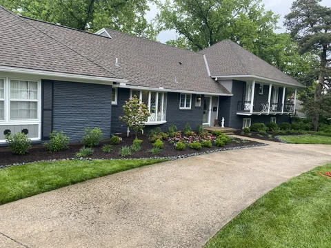 Front yard after landscaping